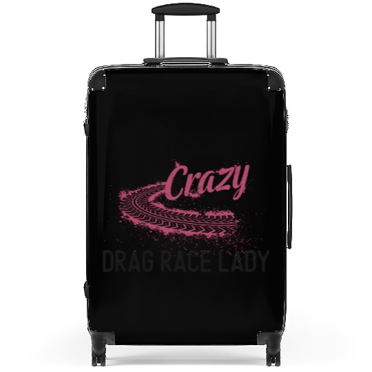 Drag Racing Race Car Girl Crazy Suitcases
