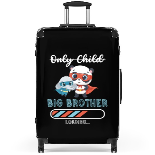 Big brother super hero panda elephant Suitcases