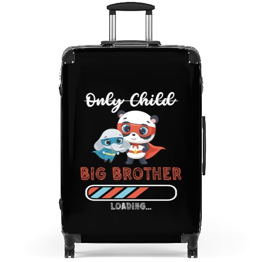 Big brother super hero panda elephant Suitcases