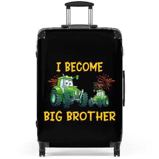 Big brother farmer tractor Suitcases