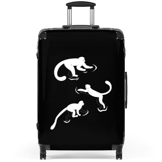 Chimpanzee Orangutan Monkeys - Cute Monkeys Suitcases