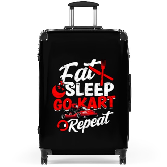 Go Kart Racer Pit Crew Car Racing Karting Suitcases