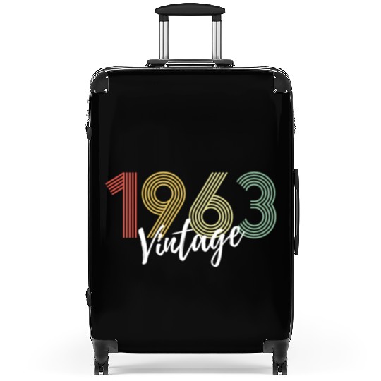 60 Years Vintage 1963 Retro 60th Birthday Suitcases