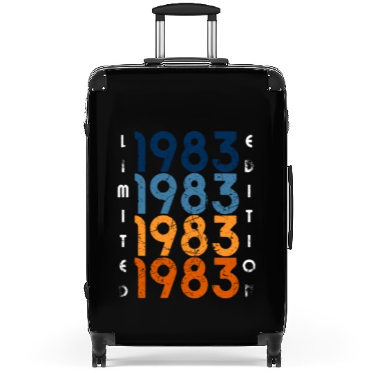 40 Years Vintage 1983 Retro 40th Birthday Suitcases