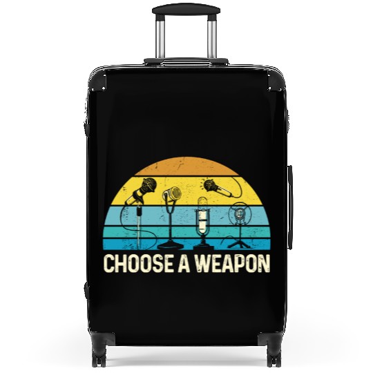 Karaoke Singer Microphone Vocalist Suitcases