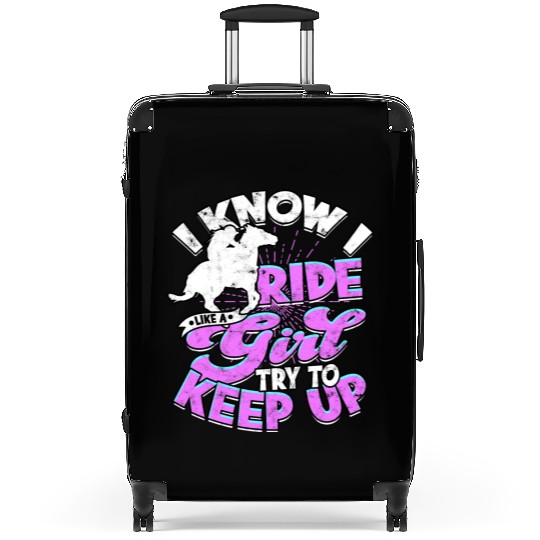 Horse Racing Equestrian Horseback Horse Racer Suitcases