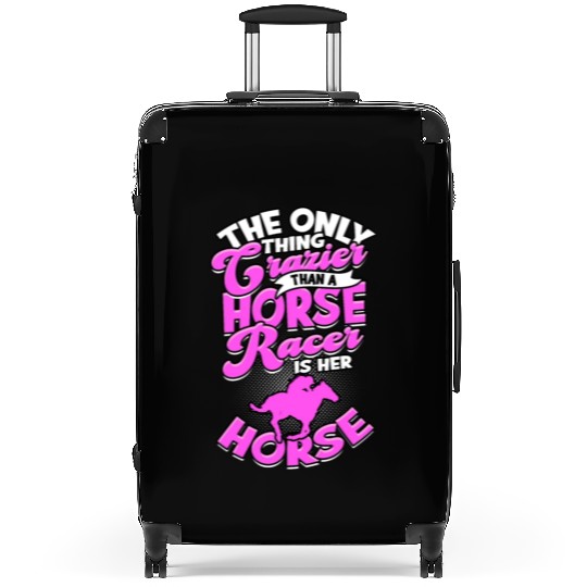 Horse Racing Equestrian Horseback Horse Racer Suitcases