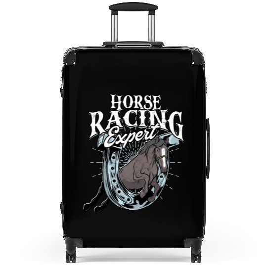 Horse Racing Equestrian Horseback Horse Racer Suitcases
