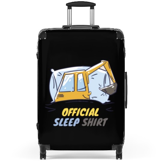 OFFICIAL SLEEP Suitcases - funny sleep design