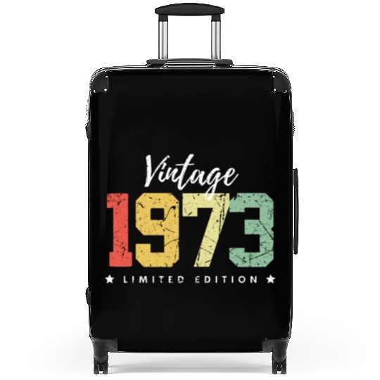 50 Years Vintage 1973 Retro 50th Birthday Suitcases