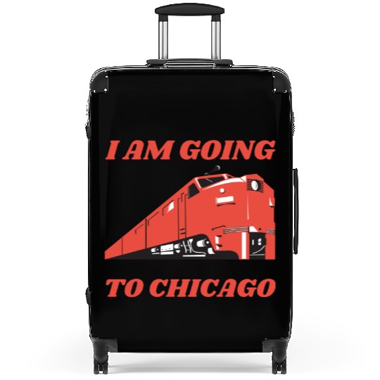 chicago pride Suitcases
