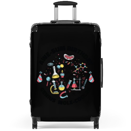 Science Theme Birthday Party Chemistry Scientist Suitcases