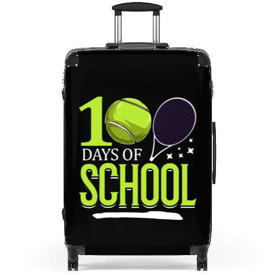 100 Days Of School Tennis Sports Game Athletic Suitcases