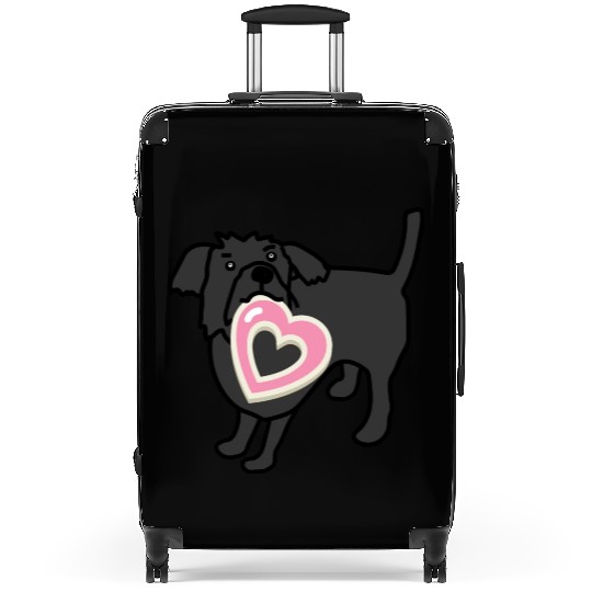 valentines day Dog puppy pet owners gift be mine Suitcases