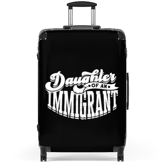 Daughter Of Immigrant Indigenous US Immigrants Suitcases