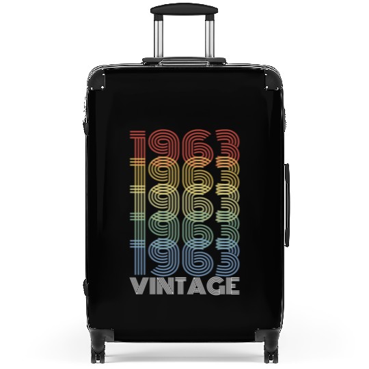 60 Years Vintage 1963 Retro 60th Birthday Suitcases