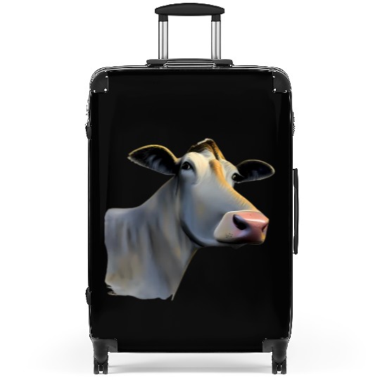 Cow Funny Military Suitcases