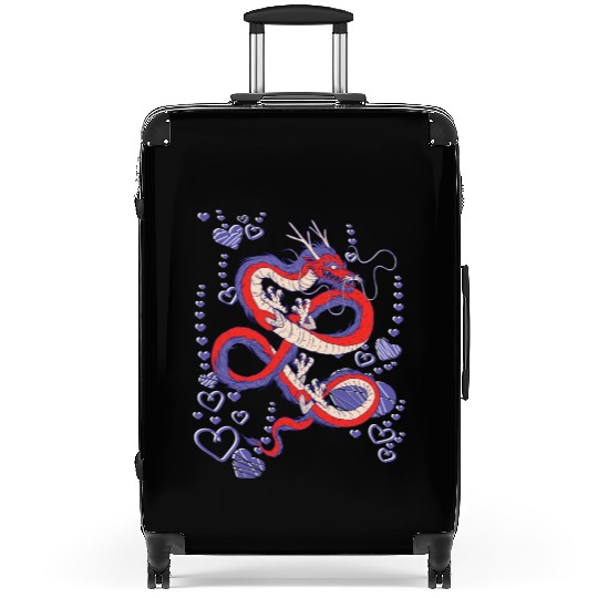 Cooler Japanese dragon Suitcases