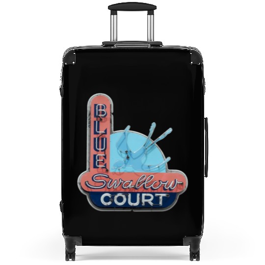 Blue Swallow Court Route 66 Tucumcari Suitcases