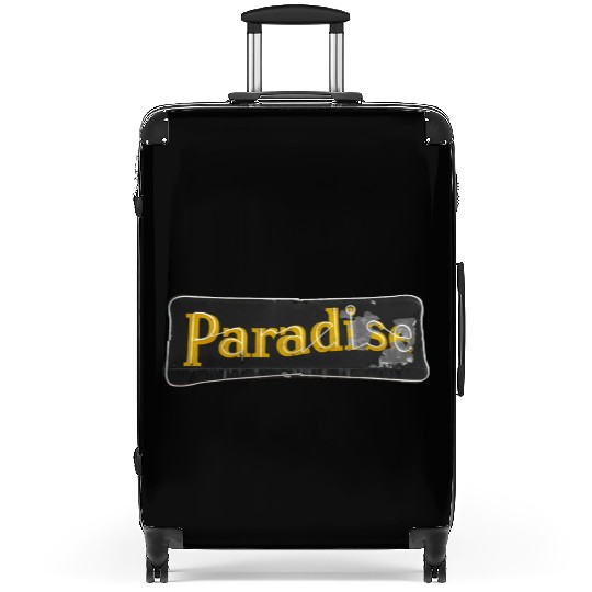 Paradise Motel Route 66 Neon Tucumcari New Mexico Suitcases