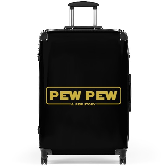pew pew - A pew story Suitcases