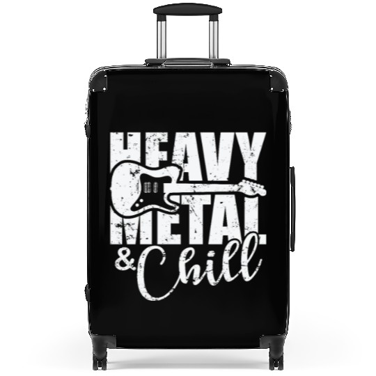 Heavy Metal and Chill Music Band Genre Suitcases