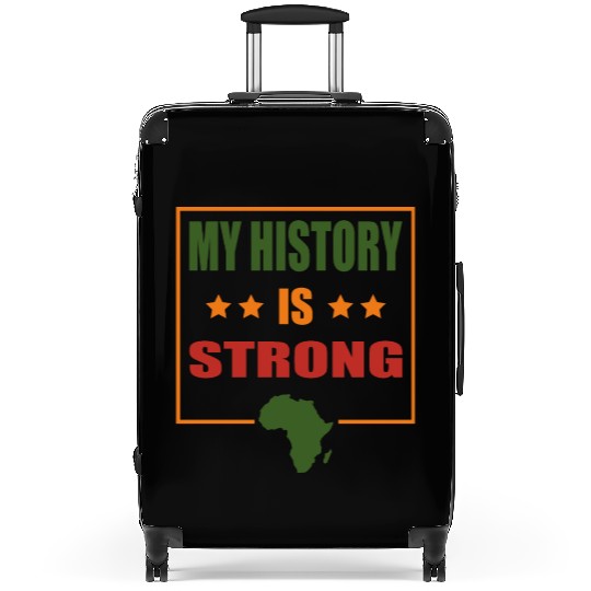 my history is strong black history month 2023 Suitcases