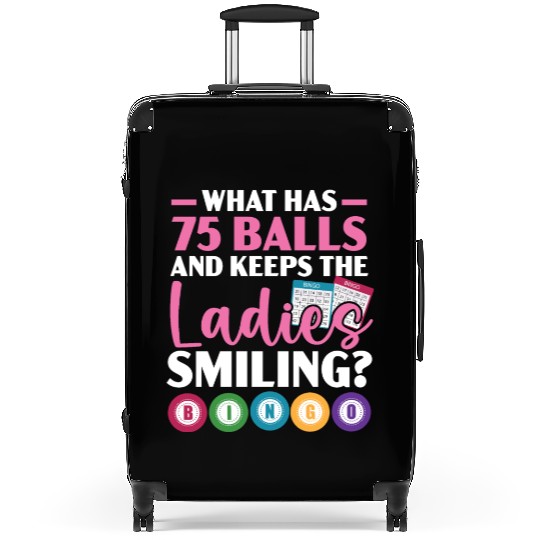 What Has 75 Balls And Keeps The Ladies Smiling Suitcases