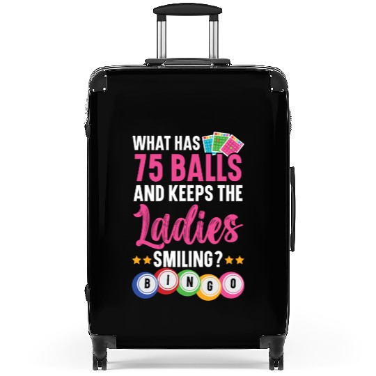 What Has 75 Balls And Keeps The Ladies Smiling Suitcases