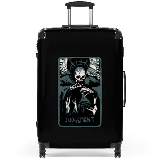 Judgement Skeleton Skull Tarot Card Suitcases
