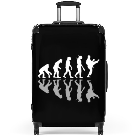 Human Evolution Karate Martial Arts Lover MMA Suitcases