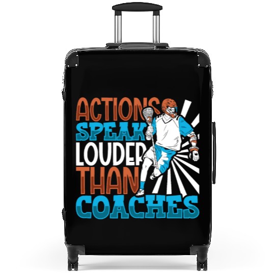 Lacrosse Player Lacrosse Coach Lax Player Sports Suitcases