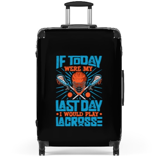 Lacrosse Player Lacrosse Coach Lax Player Sports Suitcases