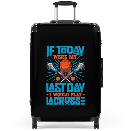 Lacrosse Player Lacrosse Coach Lax Player Sports Suitcases
