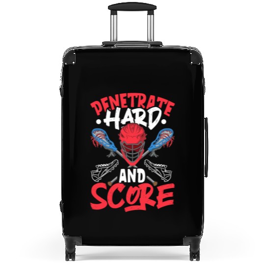 Lacrosse Player Lacrosse Coach Lax Player Sports Suitcases