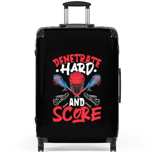 Lacrosse Player Lacrosse Coach Lax Player Sports Suitcases