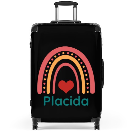 Placida Vintage Boho Rainbow Suitcases