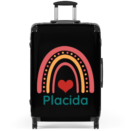 Placida Vintage Boho Rainbow Suitcases