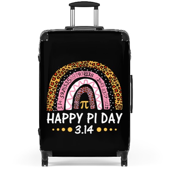 Happy Pi Day Mathematic Math Teacher Gift Leopard Suitcases
