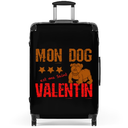 Copy of Copy of my dog is my valentine day 2022776 Suitcases