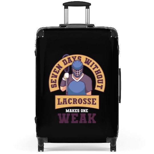 Lacrosse Player Lacrosse Coach Lax Player Sports Suitcases