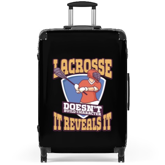 Lacrosse Player Lacrosse Coach Lax Player Sports Suitcases