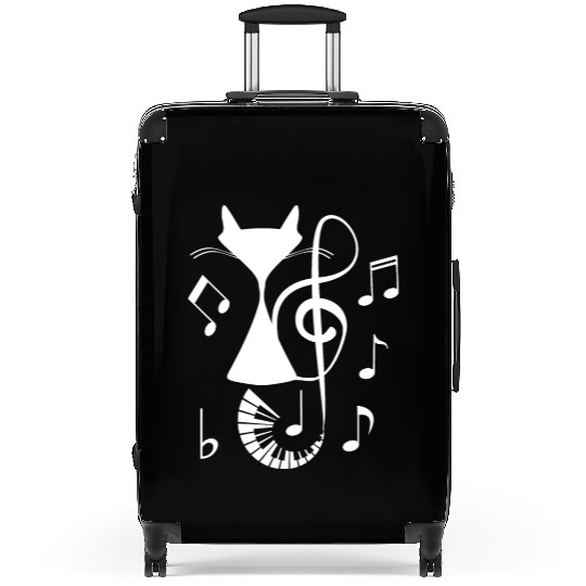 Piano Cat Musician Musical Instrument Pianist Suitcases