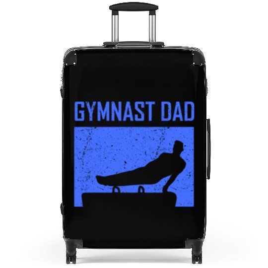 Gymnast Dad Sports Gymnasts Lover Gymnastics Suitcases