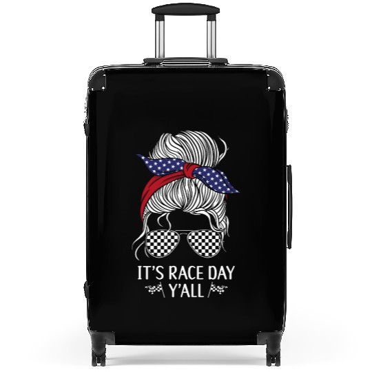 Drag Racing Race Car Girl Suitcases