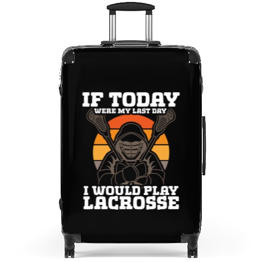 Lacrosse Player Lacrosse Coach Lax Player Sports Suitcases