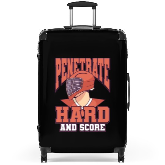 Lacrosse Player Lacrosse Coach Lax Player Sports Suitcases