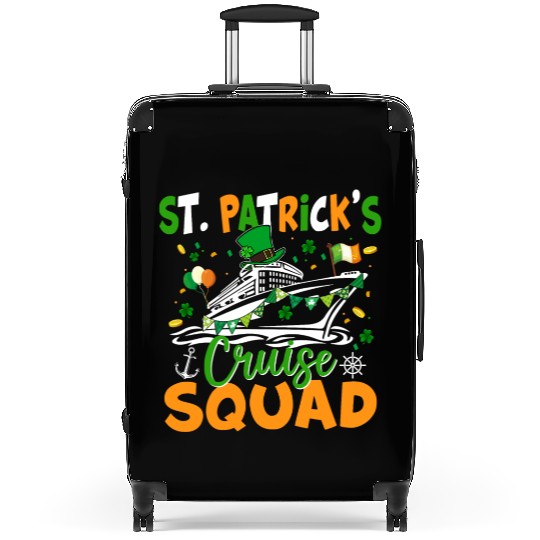St Patrick s Day Cruise Squad Happy Patricks Day Suitcases