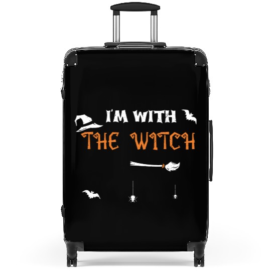 I'm With The Witch - Halloween Suitcases