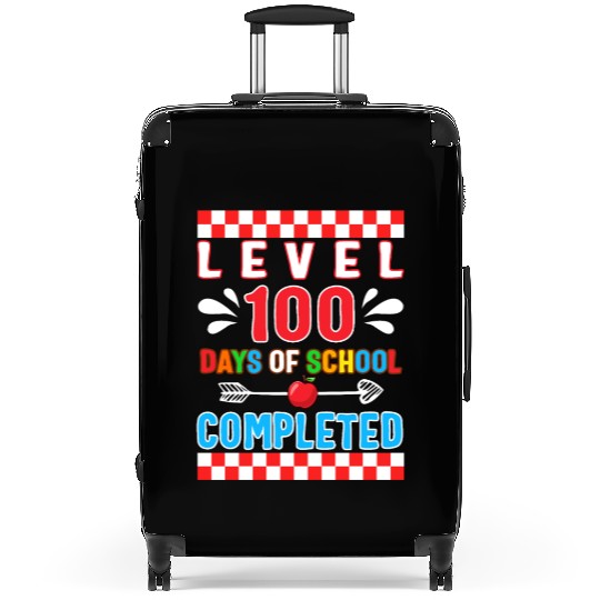 School Suitcases, Level 100 Days Of School Completed